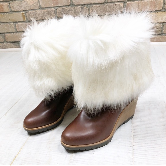 Sorel Park City Short Wedge Booties Size 6 New - Picture 5 of 8